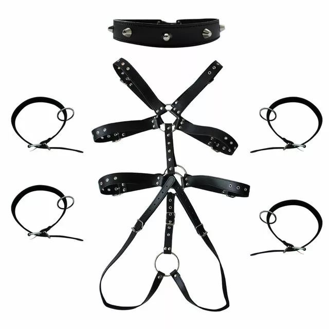 Cosplay&ware Yizyif Sexy Body Chest Harness Men Arm Bondage Of Pu Leather Cock Punk Ring Harajuku Goth Dance Nightclub 4 Cosplay&ware Yizyif Sexy Body Chest Harness Men Arm Bondage Of Pu Leather Cock Punk Ring Harajuku Goth Dance Nightclub - Image 4