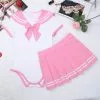 Yizyif Sexy Cosplay Abdl Adult Baby Romper Women Skirt Suit Schoolgirl Uniform Anime Role Play Costume